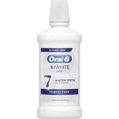 Oral-B 3D White Luxe Perfection Płyn do płukania ust 500 ml, Bez alkoholu (4031015)