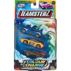 Teamsterz Colour Change die-cast bil - 3 pak