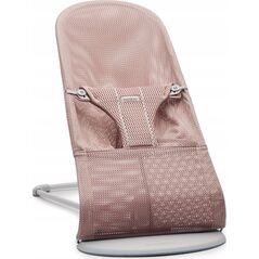 BabyBjorn BABYBJORN - leżaczek BLISS MESH - Ciemny Róż
