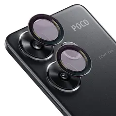 Bizon Glass Snap Lens Xiaomi Poco F6 black frame