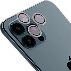Bizon Glass Snap Lens Apple iPhone 12 Pro Max silver frame