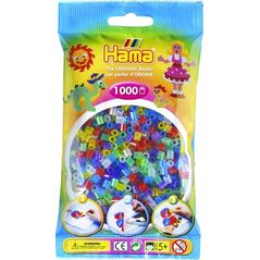 Revell Hama midi perler 1000τεμ διάφανο γκλίτερ μείγμα