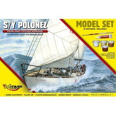 Mirage Model plastikowy Polski Jacht Typu Kecz Bermudzki 1/50