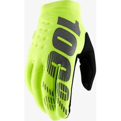 100% Rękawiczki 100% BRISKER Youth Glove fluo yellow roz. XL (długość dłoni 171-181 mm) (DWZ)