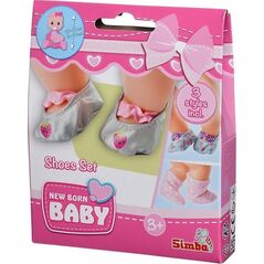 Simba NBB Zestaw bucików dla lalek (3 pary)