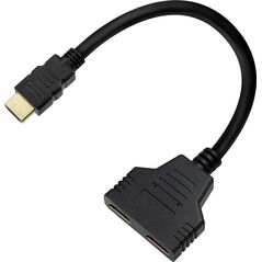 Savio Διανομέας HDMI (M) - HDMI (F) x 2, AK-77