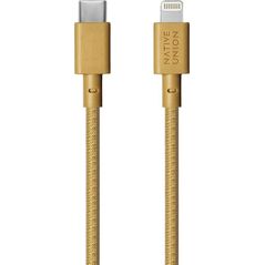 Kabel USB Native Union Lightning - USB-C 1.2 m Żółty (BELT-CL-KFT-2-NP)