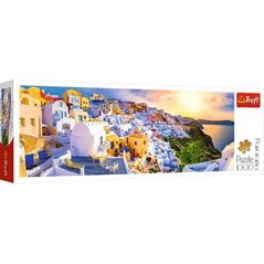 Trefl Puzzle 1000el Panorama Zachód słońca na Santorini, Grecja 29054 Trefl