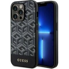 Guess Oryginalne Etui IPHONE 14 PRO MAX Guess Hardcase GCube Stripes MagSafe (GUHMP14XHGCFSEK) czarne