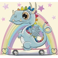 DIAMOND DOTZ DIAMOND DOTZ DRAGON SKATE