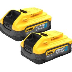 Dewalt 2x Akumulator 18V Powerstack 5Ah DCBP518H2