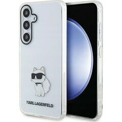 Karl Lagerfeld Oryginalne Etui KARL LAGERFELD Hardcase KLHCS24SHNCHTCT do SAMSUNG S24 (IML NFT CHOUPETTE) transparentny