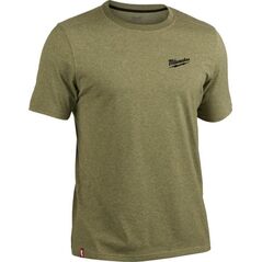 Milwaukee MILWAUKEE T-SHIRT Z KRÓTKIM RĘKAWEM - ZIELONY HTSSGN-XXL