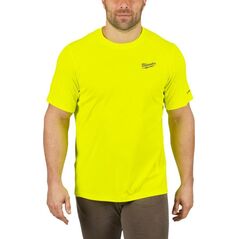Milwaukee MILWAUKEE KOSZULKA ROBOCZA Z KRÓTKIM RĘKAWEM LEKKA - ŻÓŁTA WWSSYL-XXL