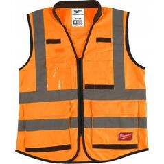 Milwaukee MILWAUKEE KAMIZELKA ODBLASKOWA POMARAŃCZOWA 2XL/3XL PREMIUM