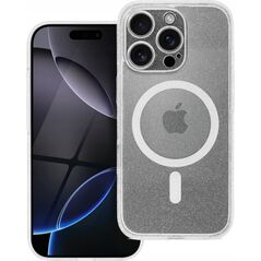 Futerał CLEAR MAG COVER kompatybilny z MagSafe do SAMSUNG S25 Plus transparentny glitter