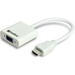 Adapter AV Sandberg HDMI - D-Sub (VGA) biały (50869)