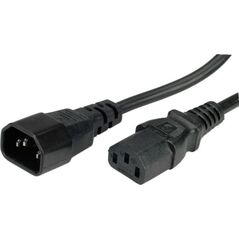 Kabel zasilający Value power cord, IEC320 C13-C14, 1.8m, czarny (19.99.1515)