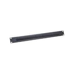 LogiLink 19" Kabeldurchführung Logilink 1U mit Bürsteneinsatz, schw. - ORCEB1B