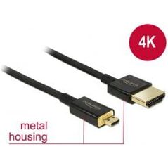 Kabel Delock 0.5m czarny (84788)