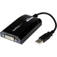 Adapter USB StarTech USB - DVI Czarny  (USB2DVIPRO2)