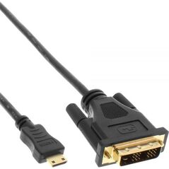 Kabel InLine HDMI Mini - DVI-D 0.5m czarny (17474P)