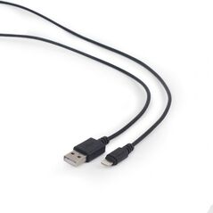 Kabel USB Gembird USB-A - Lightning 3 m Czarny (CC-USB2-AMLM-10)