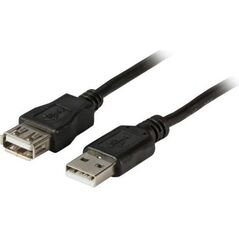 Kabel USB EFB USB-A - USB-A 5 m Czarny (K5220SW.5)