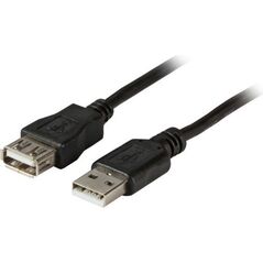 Kabel USB EFB USB-A - USB-A 3 m Czarny (K5220SW.3)