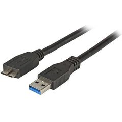 Kabel USB EFB USB-A - 1 m Czarny (K5295SW.1)