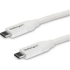 Kabel USB StarTech USB-C - USB-C 4 m Biały (USB2C5C4MW)