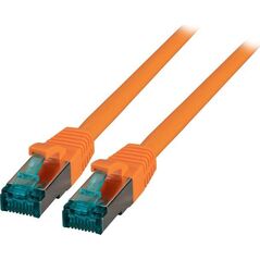 EFB EFB RJ45 Patchkabel S/FTP, Cat.6A, LSZH, 0,5m, orange