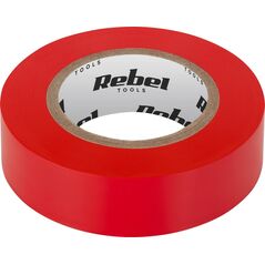 Rebel Taśma izolacyjna klejąca REBEL (0,13 mm x 19 mm x 20 yd) czerwona