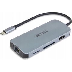 HUB USB Dicota Hub USB-C 8 w 1 Multi Hub 4K PD 100W