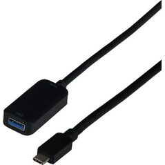 Kabel USB EFB EFB USB 3.2 Gen2 10Gbit Verl�ngerungskabel Typ-C Stecker - Typ-A Buchse 5m