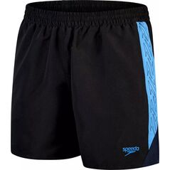 Speedo Męskie szorty Speedo HYPERBOOM SPL 16" WSHT AM black/beach blue/true navy rozmiar S