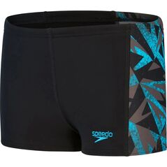 Speedo Dziecięce kąpielówki Speedo Hyperboom Pnl Asht Jm black/bolt/dove grey rozmiar 15-16