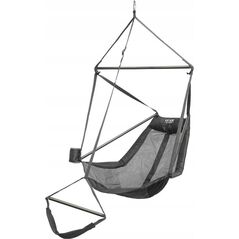 Eno Lounger Hanging Chair, Grey/ Charcoal