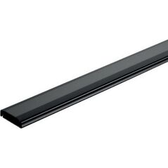 Organizer ExtraLink HAGOR HA Cablecover Click 110 Black Aluminium Kabelkanal mit Klappdeckel 1100mm Laenge 60mm Breite 20mm Hoehe - zur Wandmontage -