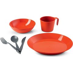 GSI Outdoors Cascadian 1 Person Table Set,Terracotta