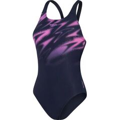Speedo Damski strój kąpielowy Speedo HYPERBOOM PLMT MSBK AF navy/pink rozmiar 28