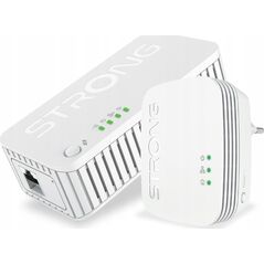 Adapter powerline Strong Strong POWERLWF1000DUOMINI Karta sieciowa do PowerLine 1000 Mbit/s Przewodowa sieć LAN Wi-Fi Biały 2 szt.