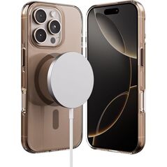Crong Clear MAG Pro - Etui iPhone 16 Pro Max MagSafe (pustynny)