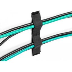 Οργανωτής Delock DELOCK Klett-Kabelhalter L 110 mm x B 20 mm μαύρο