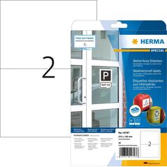 Herma HERMA Αδιάβροχες Ετικέτες Εμποτισμού Α4 20 Φύλλα 210x148