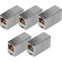 Digitus DIGITUS CAT 5e, Κατηγορία D, RJ45 Modular Coupling - 5 Τεμ.