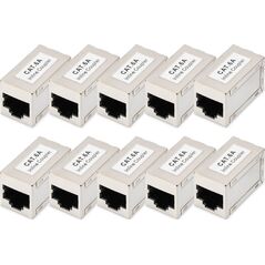 Digitus DIGITUS CAT 6A Modular Coupling, shielded - 10 pcs.