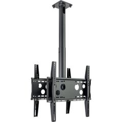 Hagor HAGOR HA DH Duo S Deckenhalter fuer 2x 81-127cm screens back-to-back max VESA 400x400mm max Traglast 2x 35kg Deckenabstand 438-738mm