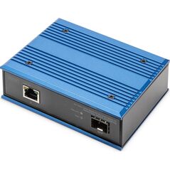 Μετατροπέας οπτικών ινών Digitus Digitus DN-652103-1 μετατροπέας δικτύου 1000 Mbit/s Πολυλειτουργικός, Μονός Μαύρος, Μπλε