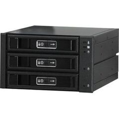 Kieszeń JJ Computer JOUJYE JJ-N-36TM SATA-SAS I II III Geh�use 8,6cm x 14,6cm for 3XHDD 6,4cm-8,9cm 2,5Zoll-3,5Zoll Schwarz
